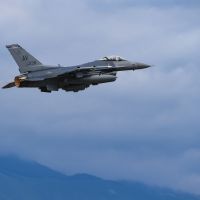 Fighting Falcons Take Off From Aviano